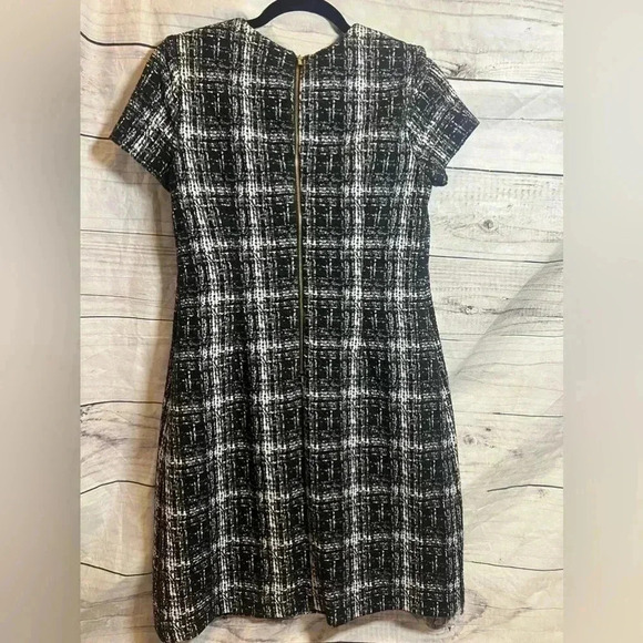 Calvin Klein tweed cap sleeve bodycon dress - Picture 5 of 6